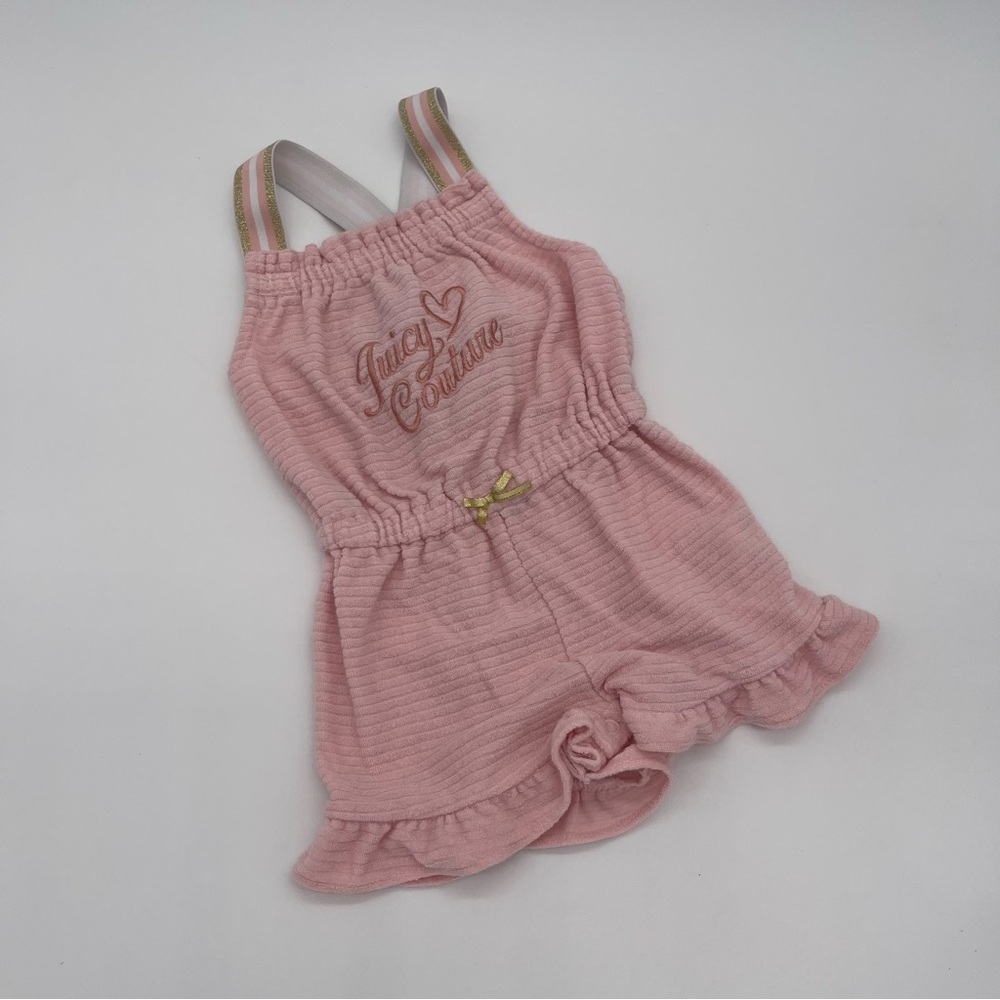 Juicy Couture Pink Ruffle One Piece Baby Girl 12m